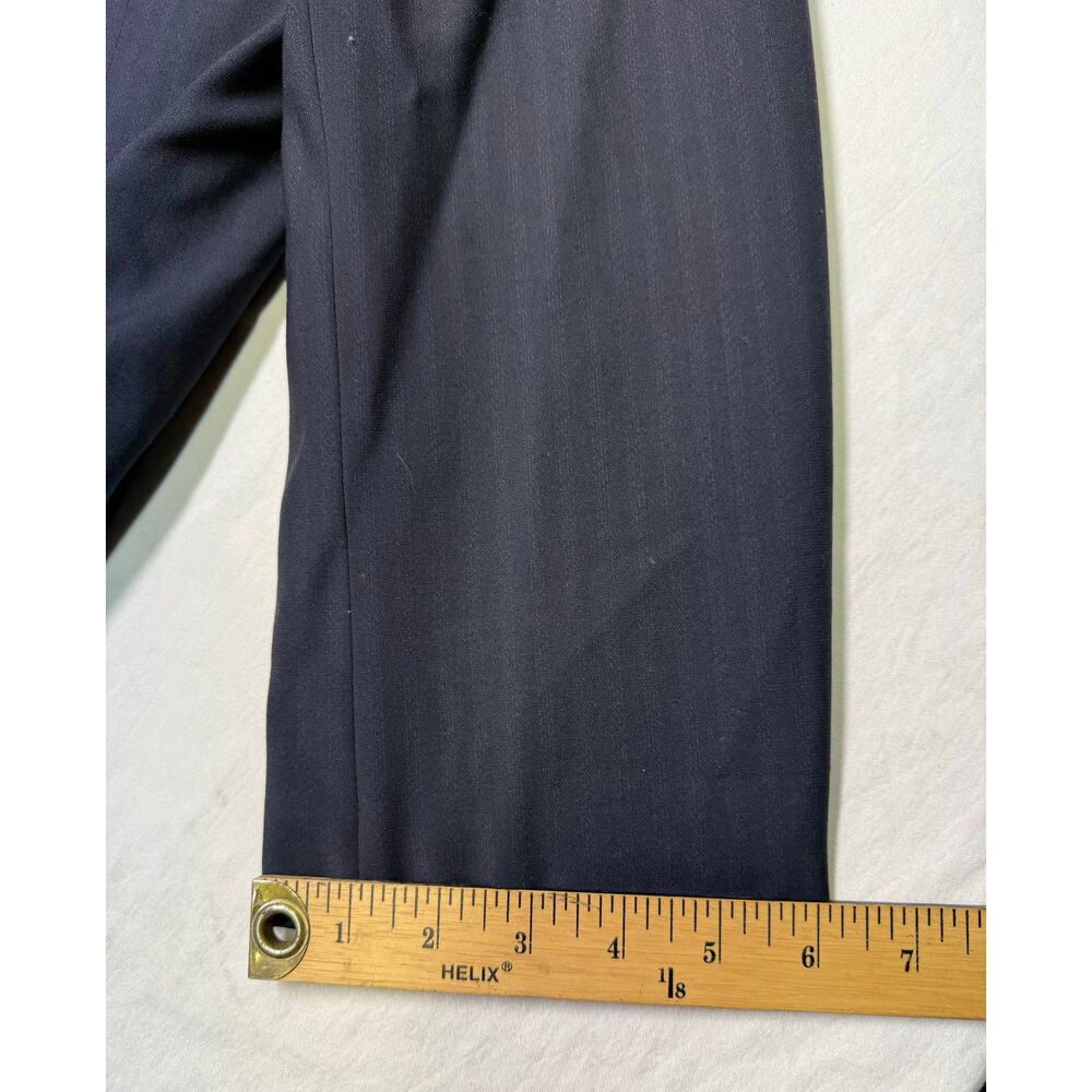 Giorgio Armani Le Collezioni 100% Wool jacket Men’s 41-L Navy Made in Italy - Picture 10 of 14